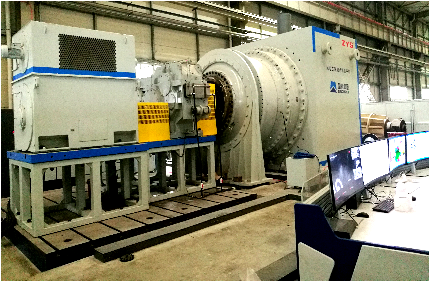 风电主轴轴系轴承试验台架